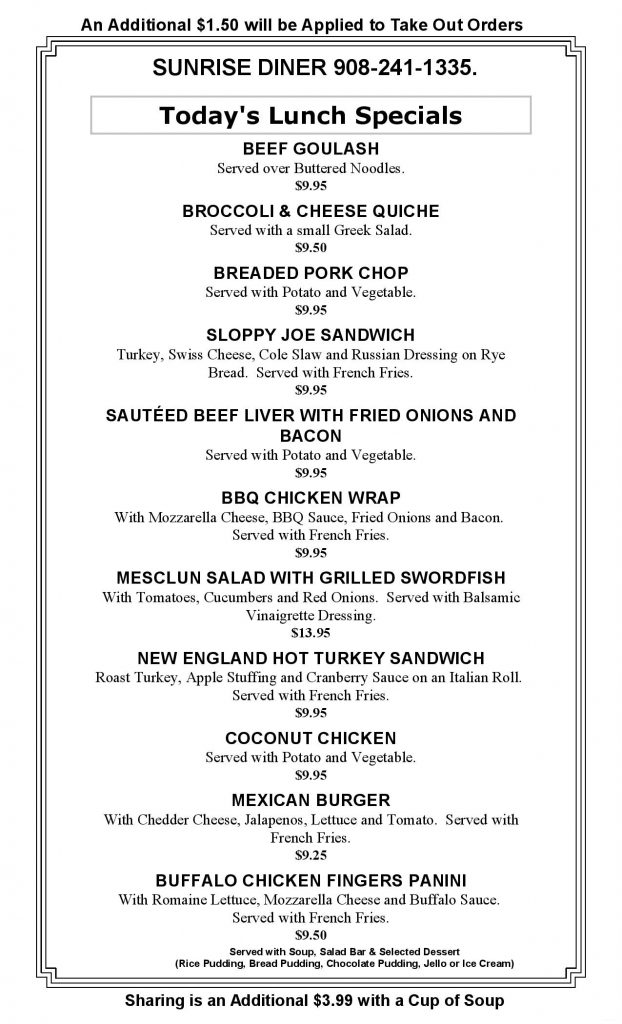 LUNCH MENU TUESDAY7-30-page-001 - Sunrise Diner